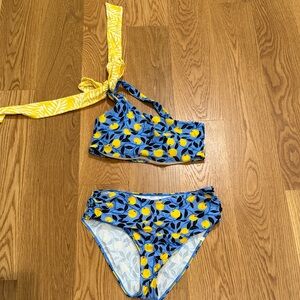 Summersalt Women's Bikini - Blue and Yellow